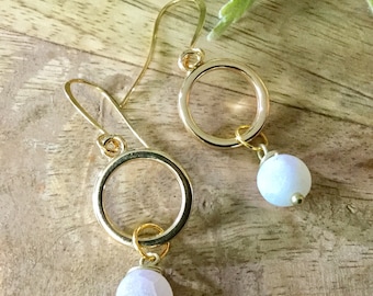 Circle Drop Earrings