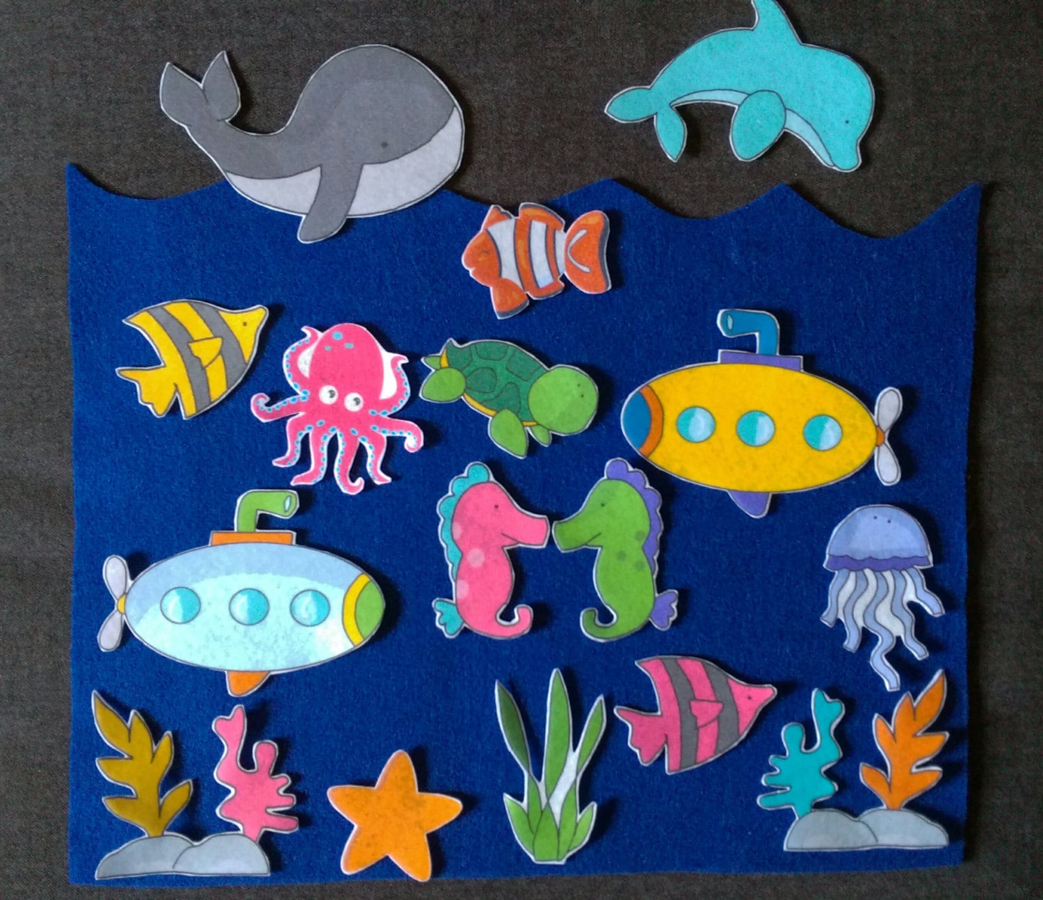 Ocean Felt Board Set // Flannel Board // Imagination