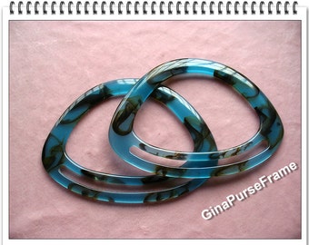 1pair purse handles bag handles with leopard pattern (4color available) bag supplies