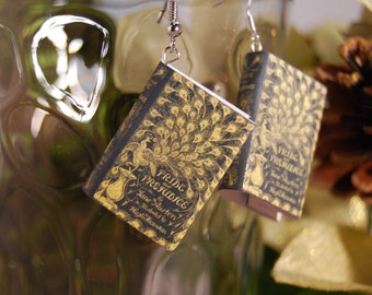 Pride and Prejudice Book Earrings