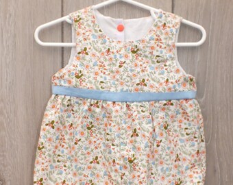 6 Months Floral Print Bodysuit