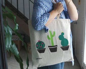 3 cactus sac fourre-tout / main sac de Cactus 3
