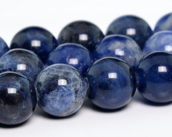 8MM Sodalite Beads Grade AAA Natural Gemstone Full Strand Round Loose Beads 15.5" BULK LOT 1,3,5,10 and 50 (100145-263)