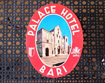 Vintage Palace Hotel Bari Decal
