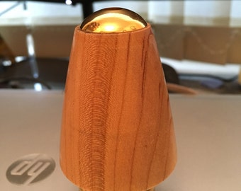 A Hand Turned American Cherry Wood Kaleidoscope