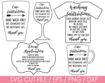 Care instructions, Care Instructions svg, Washing Instructions, Washing instructions svg, Care instructions bundle, Instruction bundle