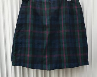 Plaid Skort / School Girl Skort / Mini Skort