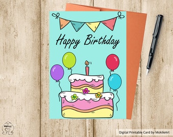 Birthday printable | Etsy