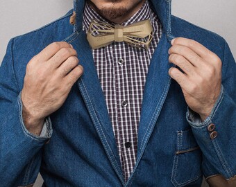 Custom bowtie for Christmas - 3D printed bow tie for men, dad, boyfriend - Original fashion accessory for wedding - modern bowtie Gift idea