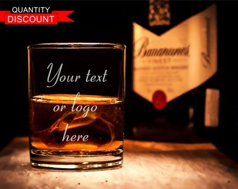 Personalized Whiskey Glass, Rocks Glasses, Engraved glass, Groomsmen glasses, Personalized glasses, Customized glass, Groomsman gift, custom