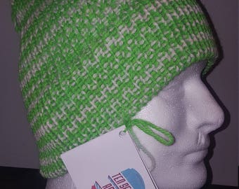Hat 100% Alpaca, variegated blue or green