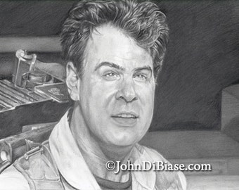 Dan Aykroyd as Ray Stantz in Ghostbusters Drawing Print