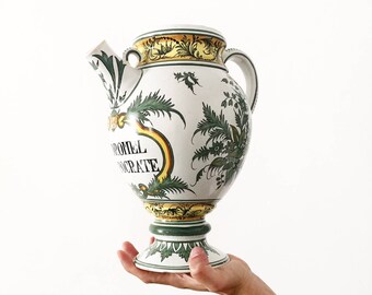 Antique French Apothecary Jar, An Exquisite and Extremely Rare Large Pharmaceutical or Chemist jug, 19th Century