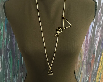 Shifting Triangles Necklace