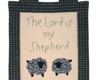 Fabric Wall Hanging - Lord is my Shepherd