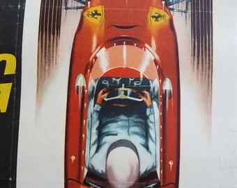 British racing show poster