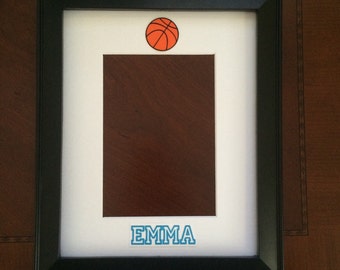 Basketball picture frame