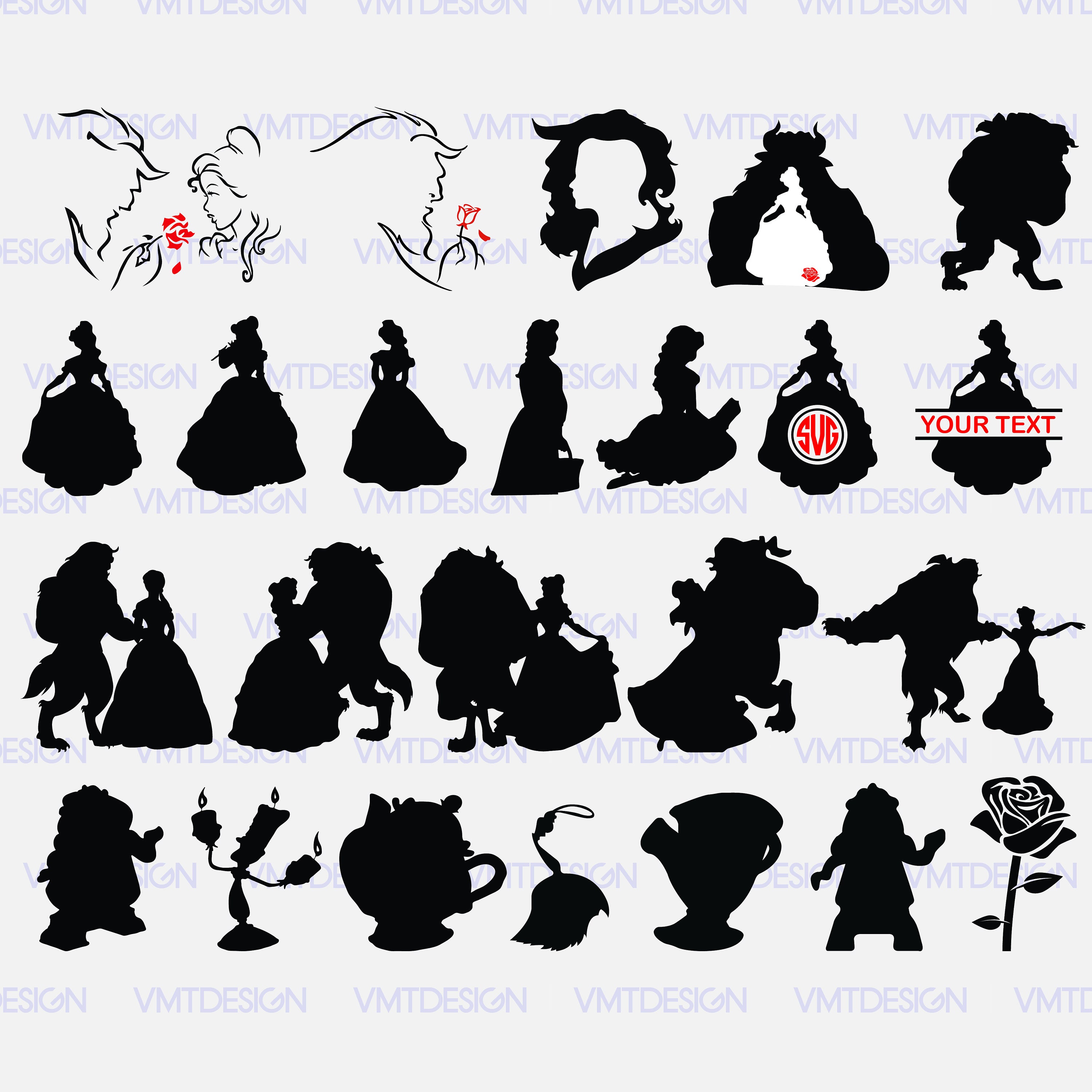 Beauty and The Beast svg Beauty and The Beast clipart