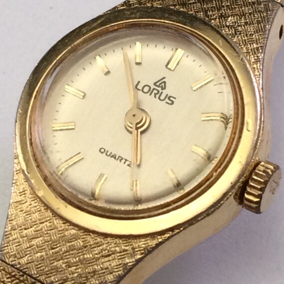 Women's Vintage Lorus Gold Tone Quartz Analog Watch