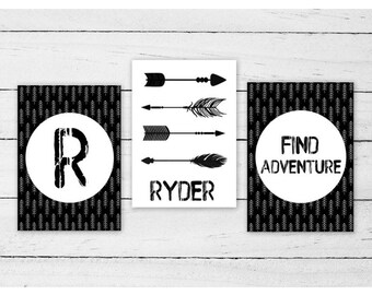 Baby, Kids Custom name Wall Art ~ Set of 3 Prints