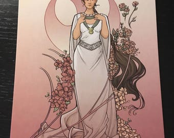 The Alderaan Rose Postcard (Item 09-391)