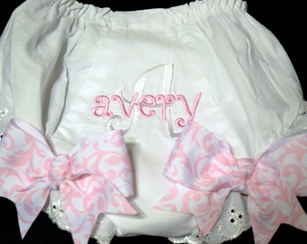 Baby Bloomers Diaper Cover with Bows