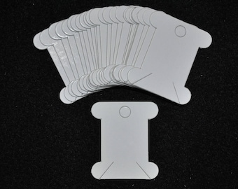 set of 50 cartelettes cardboard thread embroidery