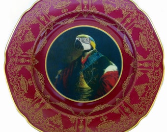 Earl of Psittacoidea Portrait Plate 11"