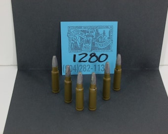 1960's Johnny Eagle Lieutenant Rifle Bullets-set of 6