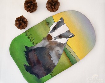 Badger Hot Water Bottle Cover Christmas Gift, Badger Gift