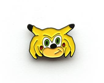 Sonichu Pendant - 1" Soft Enamel Pin