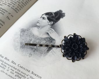 Large Resin Flower Hair Pin, Bobby Pin, Hair Accessory