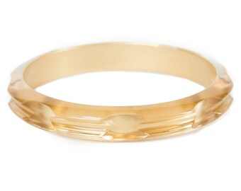 Hair Tie Bracelet, Hair Tie Holder, Hair Tie Bangle Plastic - Gold