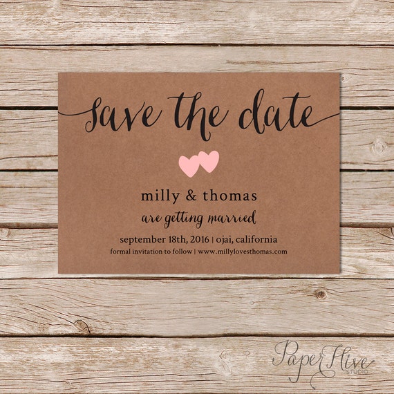 Rustic Save The Dates 9