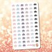 Lotus Meditation Planner Stickers