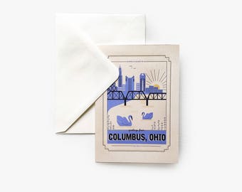 Columbus Greeting Card
