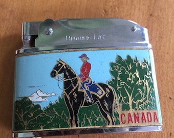 Vintage Brother-Lite Royal Canadian Mounted Police / Canada lighter
