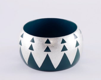 Bracelet AGUAYO Navy & White Gold