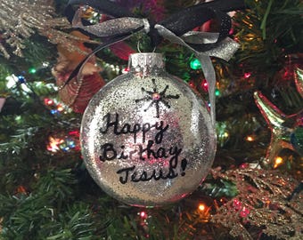 Christmas Ornament, Religious Ornament, Painted Ornament