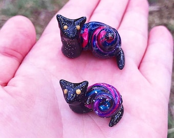 Galaxy CatSnail - Handmade Figurine