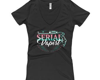 Serial Vapist Women's V-Neck T-shirt