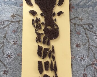 Custom Made to Order Large Giraffe String Art