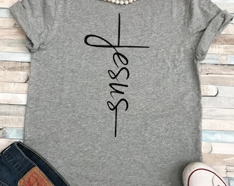 Jesus svg CUT file, Jesus cross svg Christian Faith cross svg file sideways cross svg for Silhouette Cameo Cricut Jesus t-shirt svg DIY idea