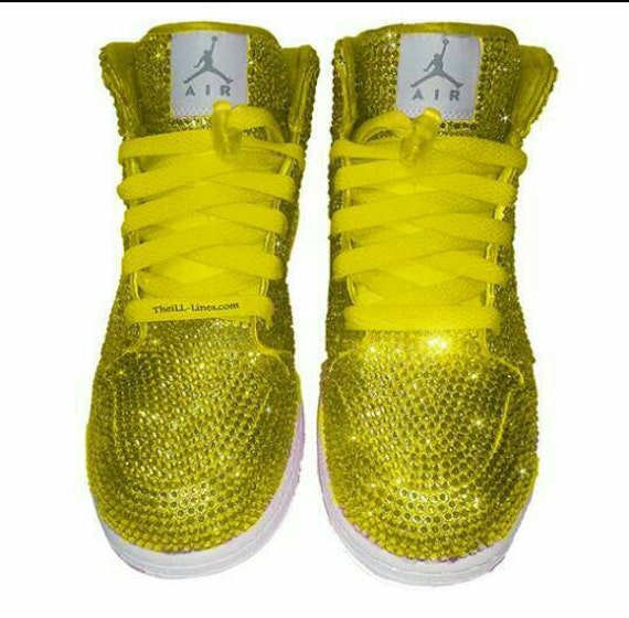 brown and yellow nikes