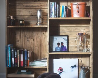 Reclaimed Pallet wood Bookcase