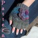 Crochet Pattern Floral Half-Finger Fingerless Gloves