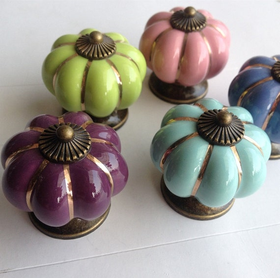 Colorful Knobs Kitchen Cabinet Knobs Dresser Knob Drawer Pulls