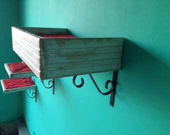 Set of Three | Two Cat Shelves | One Cat Bed | Cat Wall Bed | Cat Shelves | Cat Perch