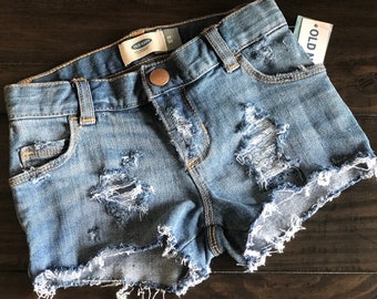 Distressed Jean Shorts Toddler