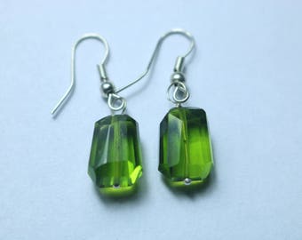 925 Sterling Silver Handmade Earrings Sterling Silver With Natural Peridot Gemstone